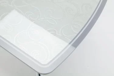 Стол обеденный Чикаго КЗ(6191) серый,завитки серые