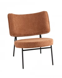 Кресло District Lounge букле Терракотовый