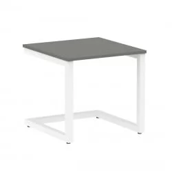 Журнальный стол HOME OFFICE VR.SP-2-58.G Металлик/Белый металл