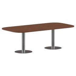 Конференц-стол на 6-8 человек IMAGO ПРГ-8 Орех Французский-алюминий
