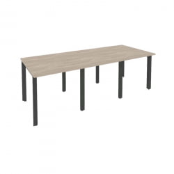 Стол переговорный (3 столешницы) ONIX O.MP-PRG-3.0 Дуб Аттик/Антрацит