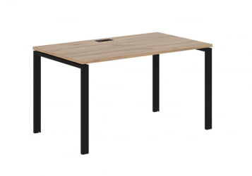 Стол письменный EDIS EUST 1380 Дуб Денвер светлый Черный