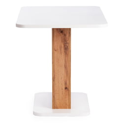 Стол обеденный GENT ЛДСП, 110-145x68,6x75,5 см, Дуб вотан/Белый