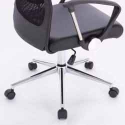 Кресло офисное BRABIX Flight R EX-541 экокожа Черное