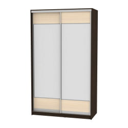 Шкаф-купе B-220х135х60-3(Венге-ДМ-D8D8)