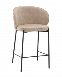 Стул полубарный Тисдейл букле бежевый