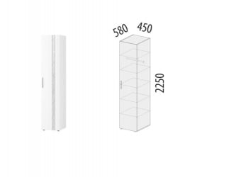 Шкаф-пенал (лев/прав) Николь 901.10