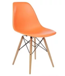Стул для кухни Eames SC-001 Оранжевый (РР623)