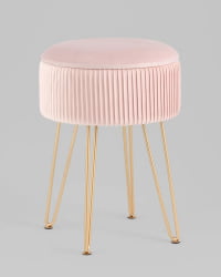 Пуф-столик Астор светло-розовый