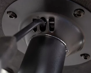 Табурет барный DOBRIN BRUNO BLACK велюр Черный MJ9-101