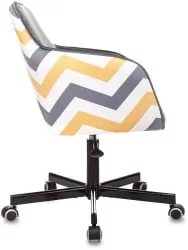 Кресло для оператора Бюрократ CH-380M Серая жемчужина Italia 26 зигзаг