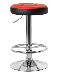 Табурет барный DOBRIN BRUNO (красно-черный) 2 шт