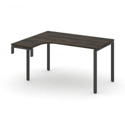 Стол-надставка на опорную тумбу (левый) CONCEPT CN.OSAN-002(L) Дуб Мали Черный