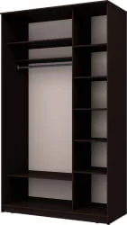 Двустворчатый гардеробный шкаф Хит-23-12-55 Аруба Венге