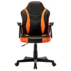 Кресло компьютерное BRABIX Shark GM-203 экокожа Черный-оранжевый