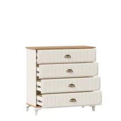 Комод Вилладжио ЛД 680.140.000 Алебастр/Дуб золотой