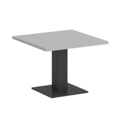 Стол журнальный квадратный HOME OFFICE VR.SP-5-60.2G Серый/Антрацит металл