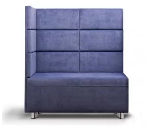 Диван на 120 с правым подлокотником Клаб-10 1В/120 Индиго Крайола