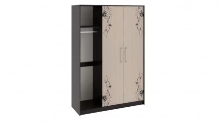 Шкаф Бостон Венге Цаво/Дуб Белфорт с рисунком