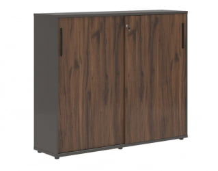 Шкаф с дверьми-купе EDIS EMC 1643 Дуб Денвер темный Черный Мокко