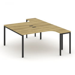 Рабочая станция CONCEPT CN.DSA-002 Дуб Винченцо Черный