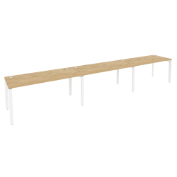 Рабочая станция на П-образном м/к ONIX O.MP-RS-3.4.7 Тиквуд Светлый/Белый