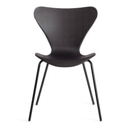 Стул Jacobsen (mod DC 102-1) пластик/металл, 45 х 54.5 х 80 см, Black (Черный) / Black (Черный)