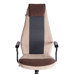 Кресло AVIATOR флок, ткань , олива/серый/серый, 23/29/W-12