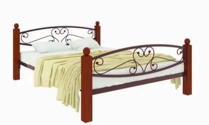 Кровать Каролина Lux plus 1200х2000 Медная