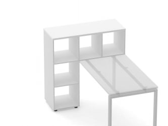 Стеллаж к столу Deka 9.07.11 Белый