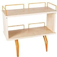 Полка задняя двухъярусная Polka_zz 1/600 (Polka_zz 7/600) Яблоня Оранжевый