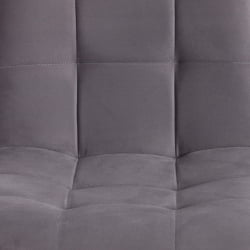 Мягкий стул CHILLY MAX Велюр/металл , 45 х 54 х 90 см , темно-серый/черный