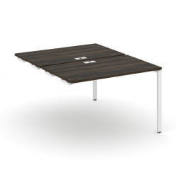 Двойной стол-приставка к опорным тумбам/шкафам CONCEPT CN.DSPR-002 Дуб Мали Белый