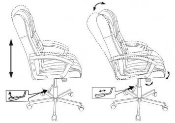Кресло руководителя Бюрократ CH-823 AXSN BLACK Черное
