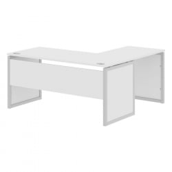 Угловой компьютерный стол XTEN-QP XQPCT 1615 L Белый Серый