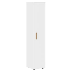 Шкаф-колонка с глухой дверью правый Forta FHC 40.1 R Белый премиум