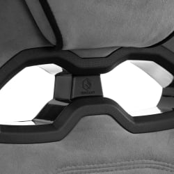 Кресло Arena metalBL велюр, серый/черный, 29/35