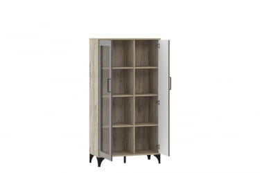 Шкаф комбинированный Марсель НМ 013.52 Софт Графит Дуб Крафт серый