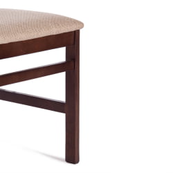 Стул ROSARIO Многослойная фанера, 39 х 39 х 99 см, Cappuchino, ткань бежевая (Ford William 7)