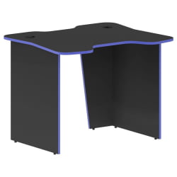 Компьютерный стол с надстройкой SKILLL SKL 100CB антрацит/синий