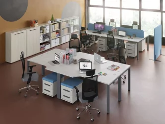 Тумба с раздвижными фасадами New Line NLN36334521 Дуб шамони светлый