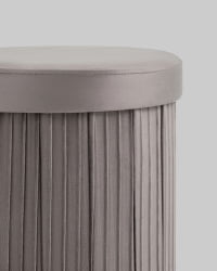 Пуф складной с ящиком Store Round антрацитовый