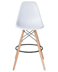 Стул барный ДОБРИН ДСВ БАР Белый В-02 / DOBRIN DSW BAR W-02