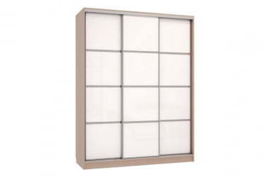 Шкаф-купе Бассо 2-600 SK-01B04.H дуб млечный/белый
