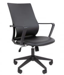Кресло руководителя Chairman 545 БП экокожа Черный