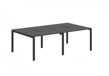 Бенч-система 4-местная EDIS EUWST 2313 Мокко Черный