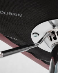 Стул барный DOBRIN KRUGER ARM (пудрово-розовый велюр (MJ9-32)) 2 шт