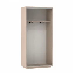 Шкаф-купе двухдверный Экспресс Мини дуб молочный/венге