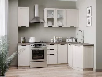 Шкаф кухонный окончание 350 Джамис ЛД 296.690.000.118 Белый Кашмир