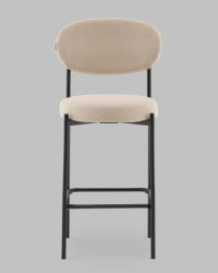 Стул Полубарный Бриф DD ПБ велюр бежевый